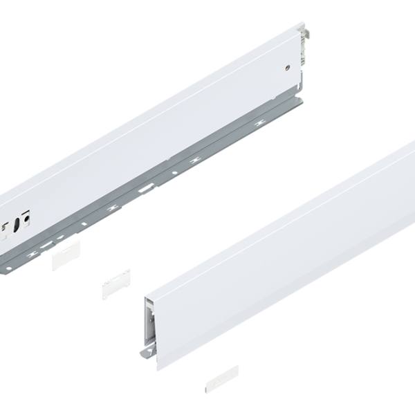 BLUM 470M2702S bočnice MERIVOBOX M 270 mm, bílá, SW-M