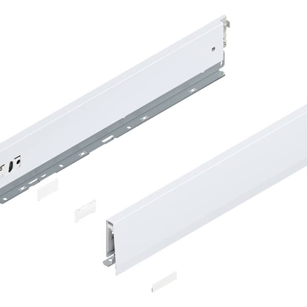 BLUM 470N5002S bočnice MERIVOBOX N 500 mm, bílá, SW-M