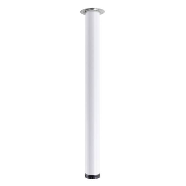 StrongLegs stolová noha TS001, 710R/60mm, bílá RAL 9001, lesk