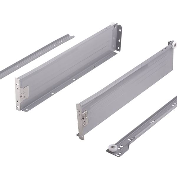 StrongRoll výsuv s bočnicí H150/300 šedý