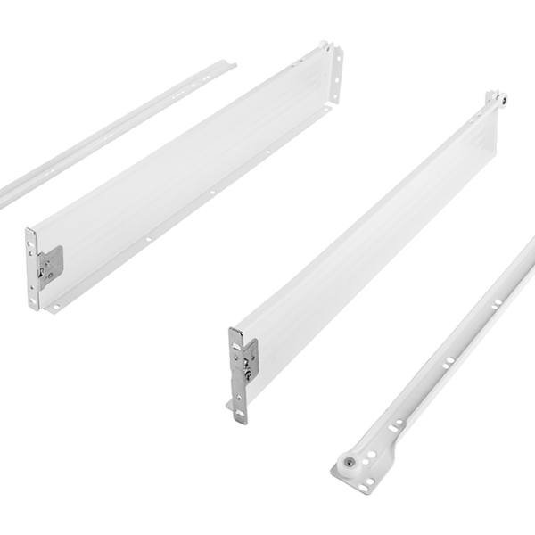 StrongRoll výsuv s bočnicí H150/300 bílý