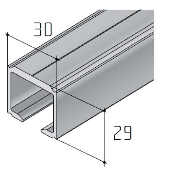 S80N Horní vodící lišta 3bm