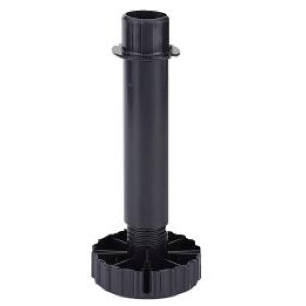 HETTICH 61852 Korrekt noha 130 mm černá