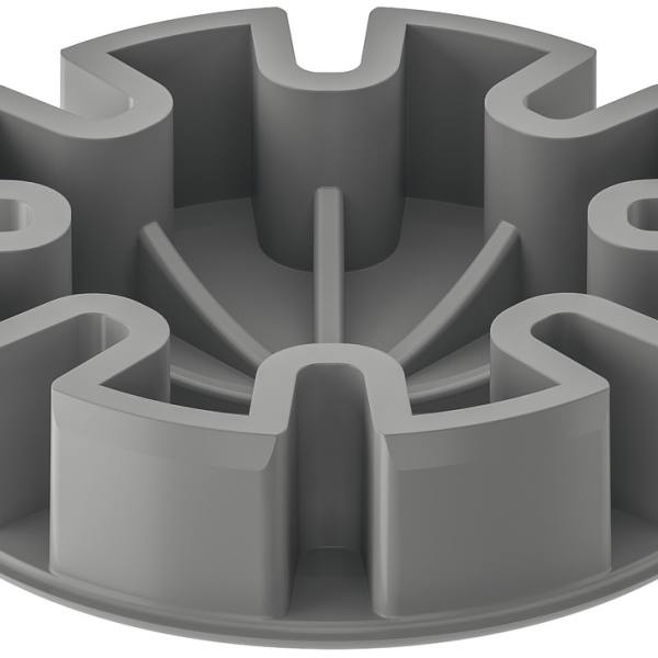 Häfele - ABS vložka, Pro soklový systém Häfele Axilo® 78 / Plast, šedý