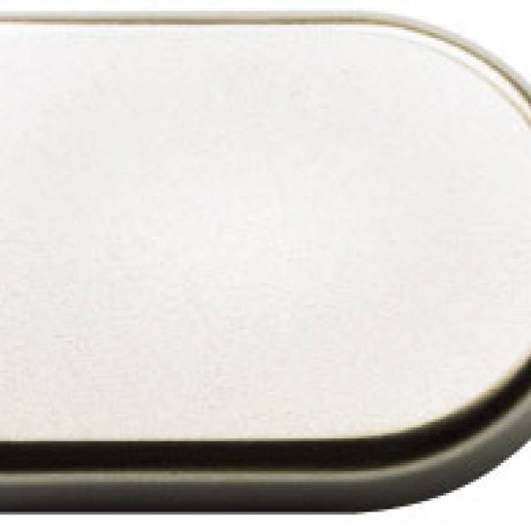 HETTICH 70713 Krytka "B" (tvar D) pro sklo 4-5,2 mm Ni mat