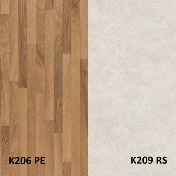 Zástěna K206 PE/K209 RS 4100/640/10