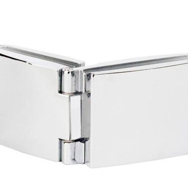 SISO závěs See-Me sklo/sklo chrom 180° P/L