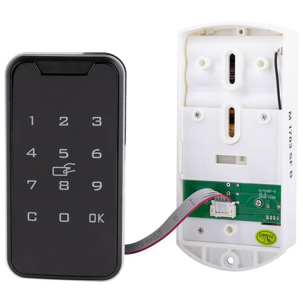 StrongLocks Elektronický zámek na klávesnici a čipovou kartu, černý