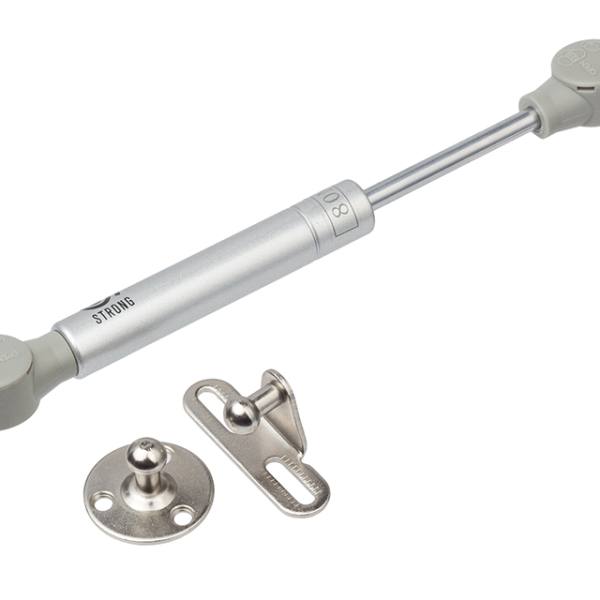 StrongLifts plynová vzpěra automatická 180mm/80N šedá
