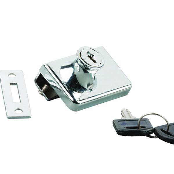 StrongLocks Zámek na dvě skla chrom