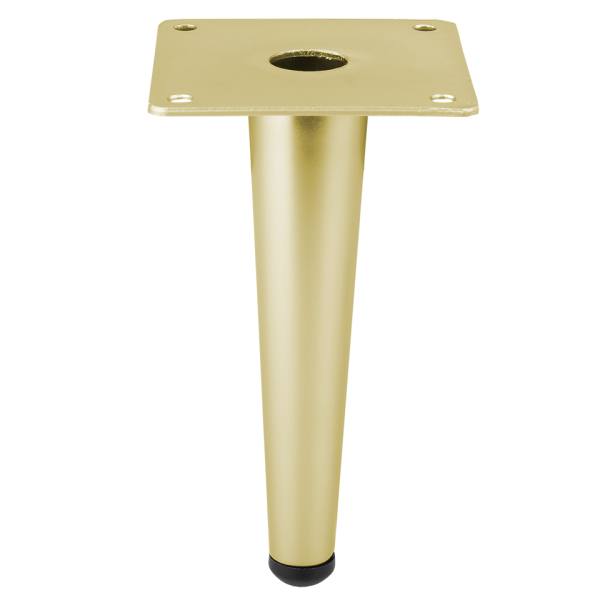 StrongLegs nábytková noha FS020, 150mm, zlatá broušená