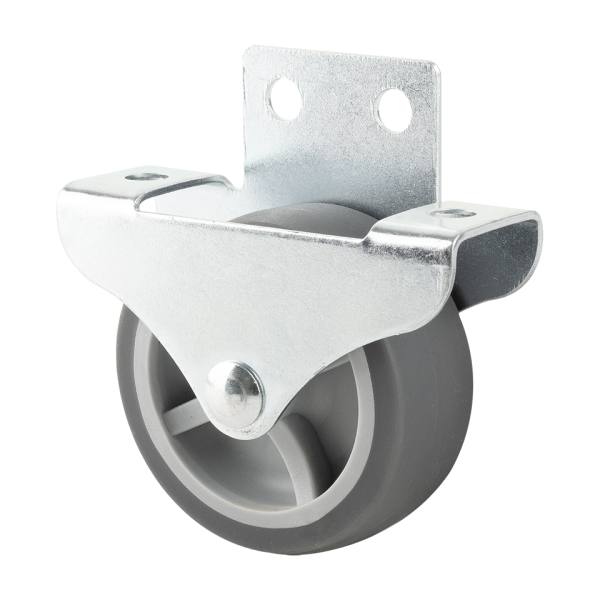 StrongCastors Kolečko pevné s bočním uchycením 50 mm, měkčený běhoun