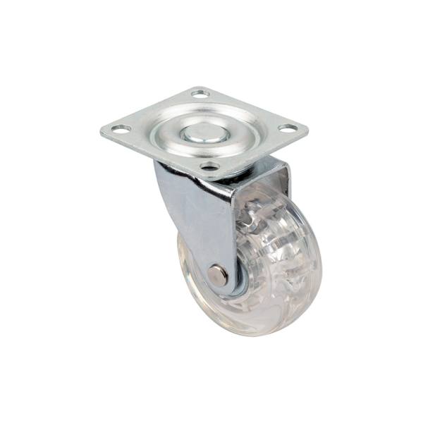 StrongCastors Kolečko TOP-E, průměr 50 mm, transparentní tmavá, bez brzdy