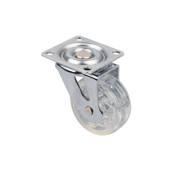 StrongCastors Kolečko TOP, průměr 50 mm, transparentní čirá, bez brzdy