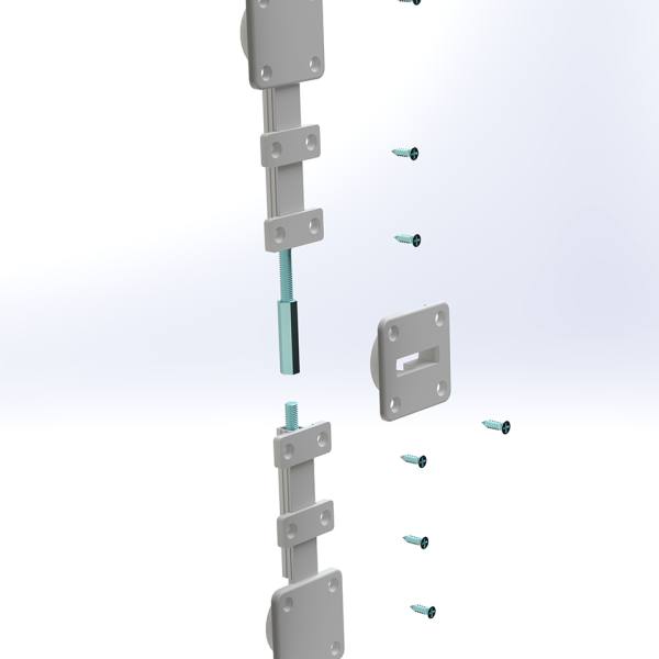 StrongLine Výztuha dveří max. 2250mm bílá