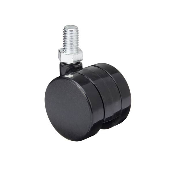 StrongCastors Kolečko 40 mm s čepem M10 černé