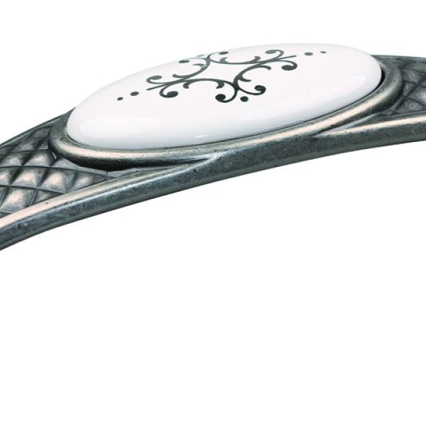 Marella Design úchytka Venice 128 starocín/porcelán motív
