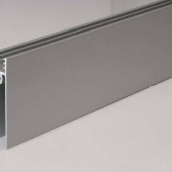 SEVROLL 03582 spodní krycí lišta Simple/Blue 3m (pro lamino 10mm) stříbrná