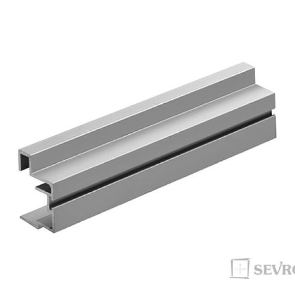 SEVROLL 04552 Faworyt II úchytová lišta 16/18mm 2,7m stříbrná