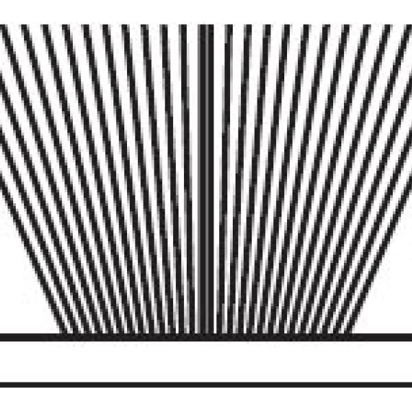 SEVROLL dorazový kartáč samolepící 6,7x4mm šedý