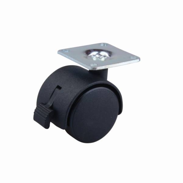 StrongCastors Kolečko 50 mm plotnička brzda černé