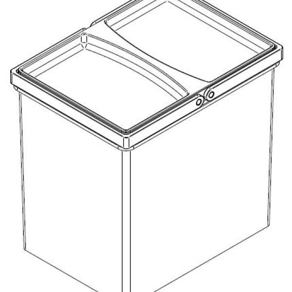 GOLLINUCCI Náhradní koš pro Concept 560 17 l