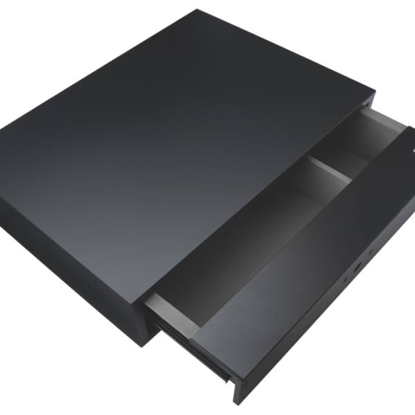 StrongWire trezor v zásuvce s tlumeným výsuvem, hnědý