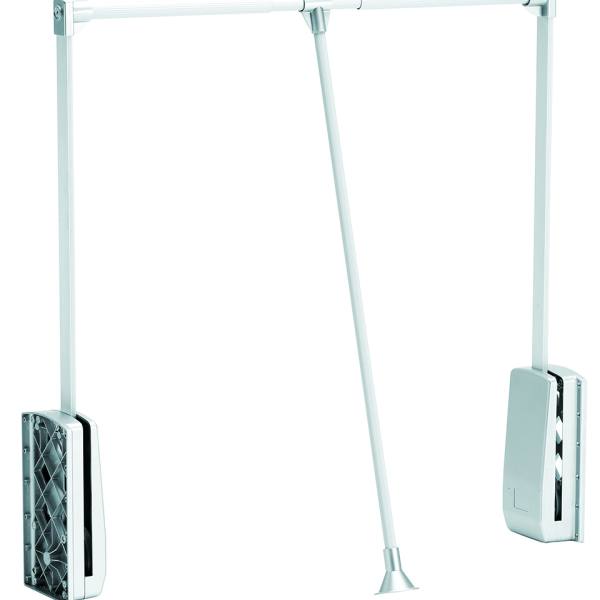 StrongWire tyč šatní sklopná 890-1240mm bílá/chrom
