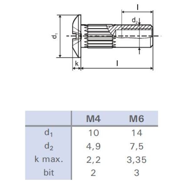 StrongFix Spojovací kování matice M6x30mm nikl