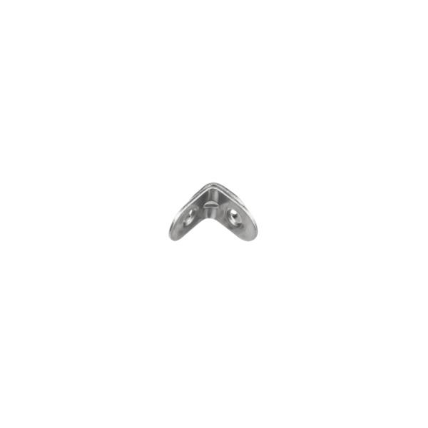 STRONG Úhelník 20x20mm s prolisem zinek bílý