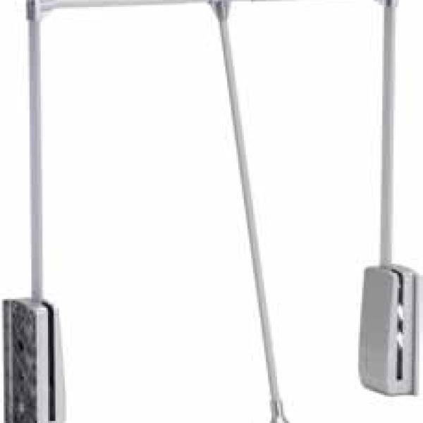 StrongWire tyč šatní sklopná 690-920mm stříbrná/alu