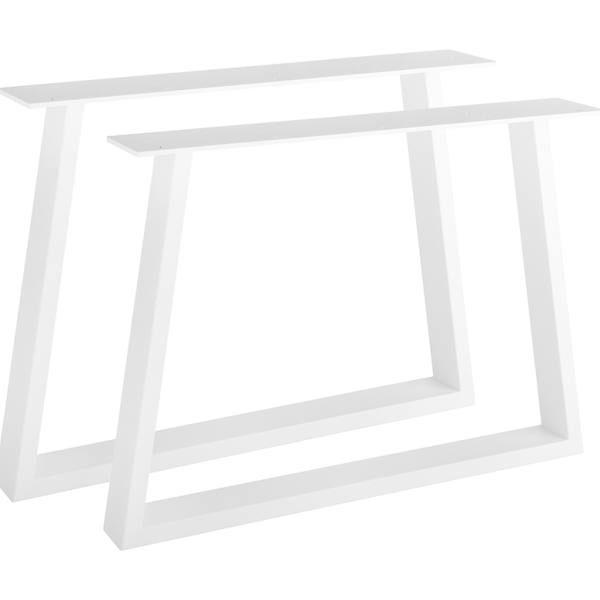 STRONG stolová podnož konkávní, 420x580, bílá