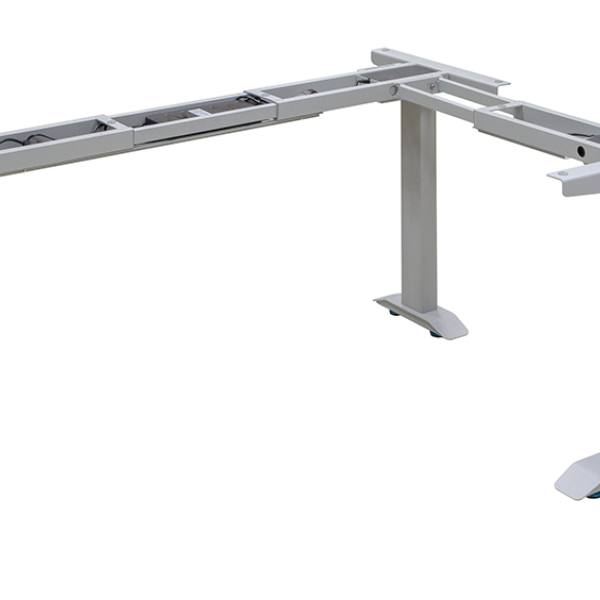 STRONG Elektricky stavitelná podnož pro rohové řešení stříbrná RAL9006 mat