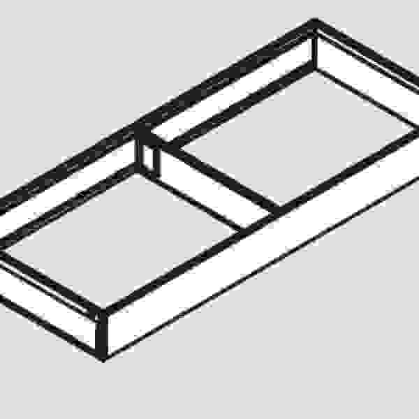 BLUM ZC7S450RS1 Ambia Line rámeček 100/450mm bílé