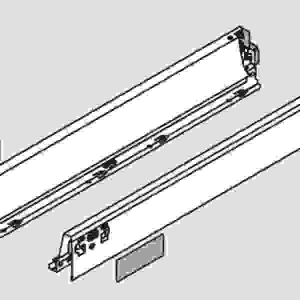BLUM 378N5002SA bočnice Antaro 500 šedá P+L