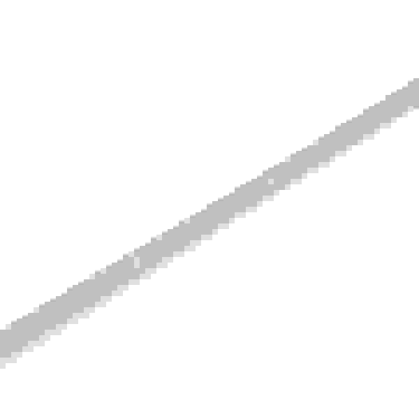 Ukončovací lišta pro pracovní desku 38mm "0" radius délka 900mm levá hliník