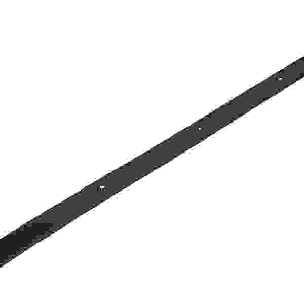 Ukončovací lišta pro pracovní desku 38mm "0" radius délka 900mm levá černá mat
