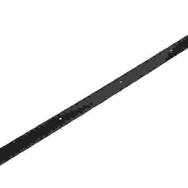Ukončovací lišta na pracovní desku 38mm délka 900mm levá černá mat