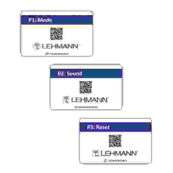 LEHMANN Sada karet pro elektronické zámky Mifare - Mode, Sound, Reset