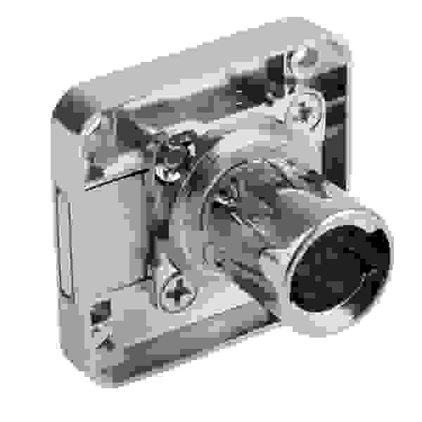 StrongLocks Zámek zásuvkový pro vyměnitelnou vložku, 18 mm, cylindr 32 mm, levý