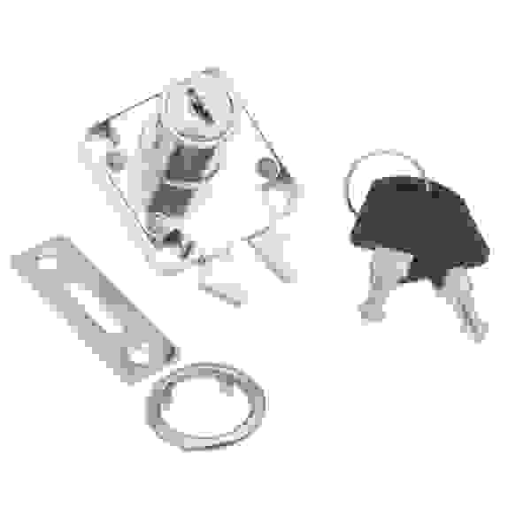 StrongLocks Zámek na posuvná dvířka chrom
