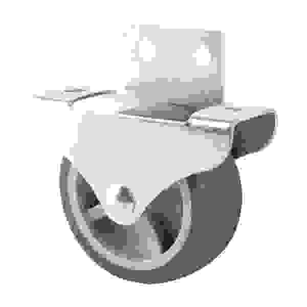StrongCastors Kolečko pevné s bočním uchycením 50 mm, měkčený běhoun