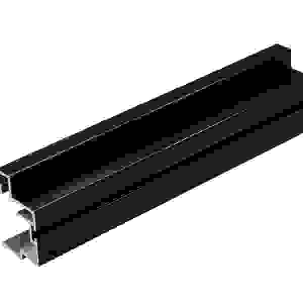 SEVROLL 05306 Faworyt II úchytová lišta 16/18mm 2,7m černá mat