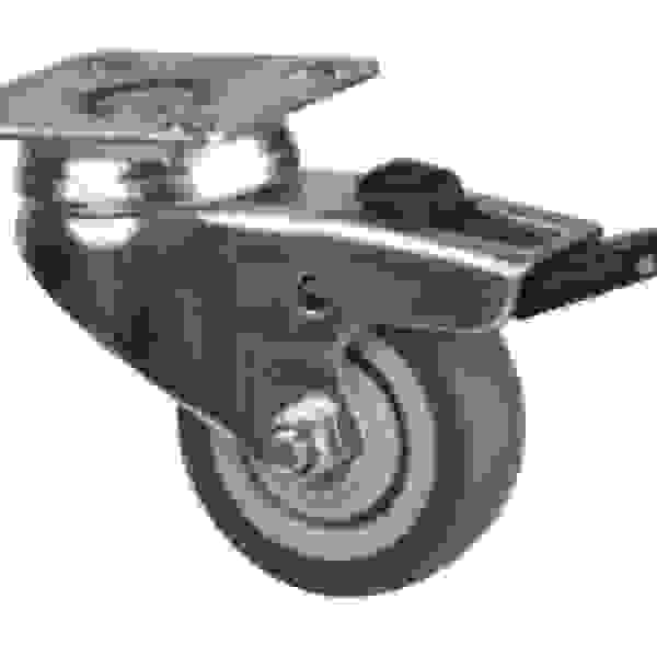 StrongCastors Kolečko TPE, 50 mm, otočné s brzdou
