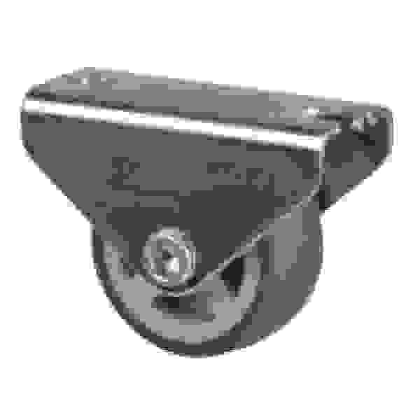 StrongCastors Kolečko 30 mm, šedé, pevné, měkčený běhoun