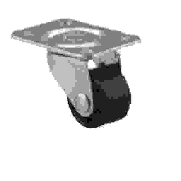 StrongCastors Kolečko 25 mm otočné černé