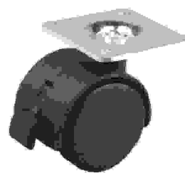 StrongCastors Kolečko 30 mm plotnička brzda černé