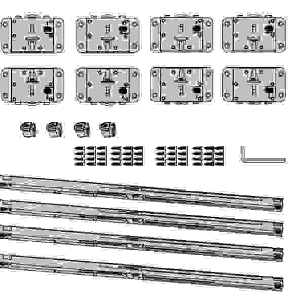 StrongLine Linio sada kování pro 3 křídla s tlumením 40kg