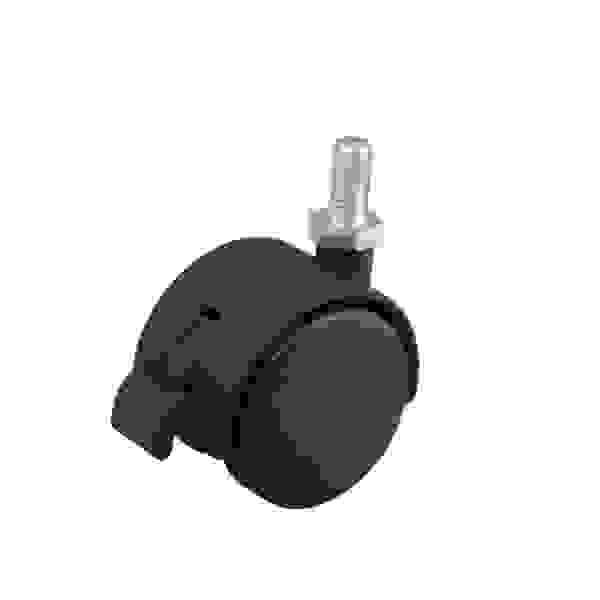 StrongCastors Kolečko 40 mm čep M8 x 15 brzda černé