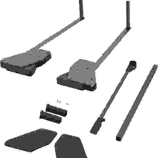 KES Conero sklopná šatní tyč, LW 805-988mm, 12kg, černá